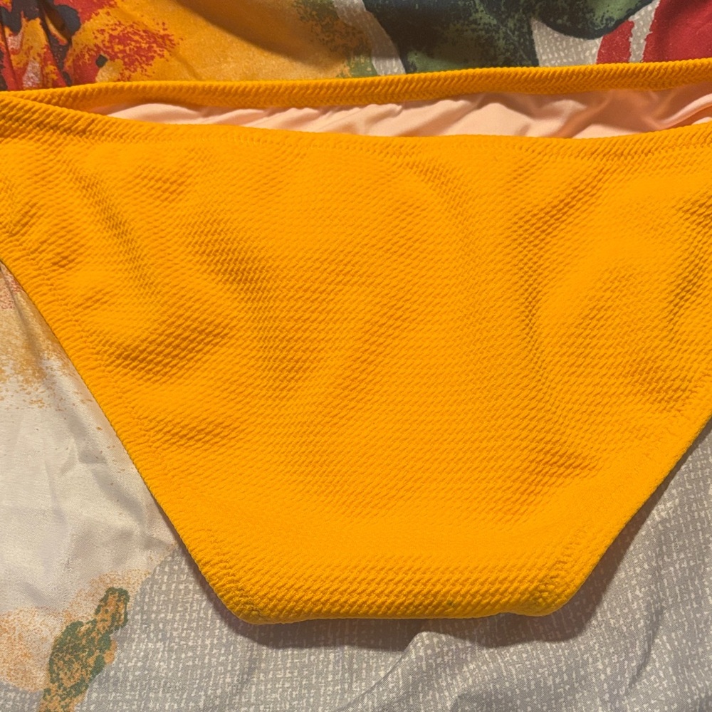 Shade & Shore Bright Yellow Bikini Bottoms - Picture 5 of 6